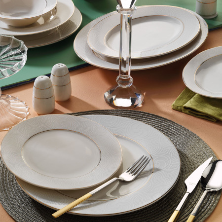 Aryıldız 12 Kişilik 56 Parça Yemek Takımı 6535 - ARYILDIZ