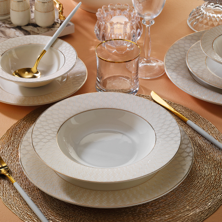 Aryıldız 12 Kişilik 61 Parça Yemek Takımı 6130 - 2