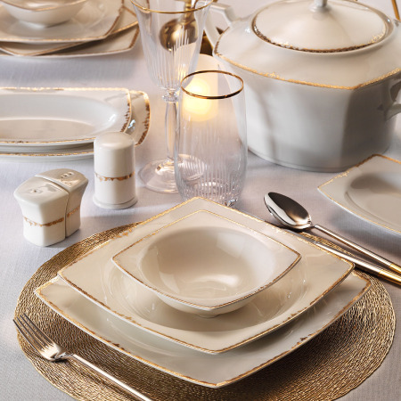 Aryıldız 12 Kişilik 62 Parça Yemek Takımı 6532 - ARYILDIZ