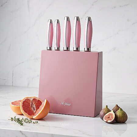 Aryıldız 30279-2 6 Parça Bıçak Seti Pembe Saplı (50004) - 3