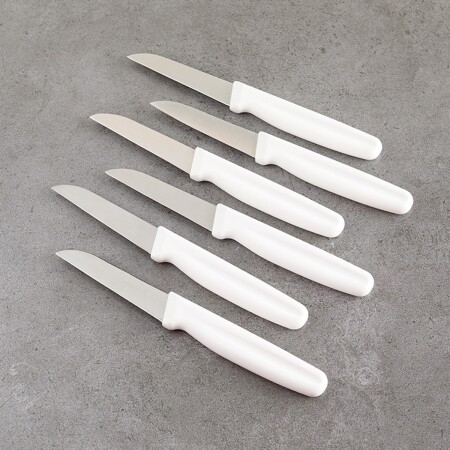 Aryıldız 6 Parça Meyve Bıçağı Beyaz 8 cm - 2