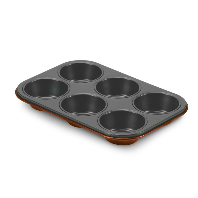 Aryıldız 6'lı Muffin Kalıbı Granit Turuncu - 1