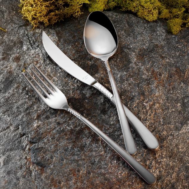 Aryıldız A-La S Prestige Mat 84 Parça 12 Kişilik Çatal Kaşık Bıçak Takımı - 1