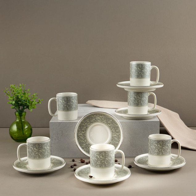 Aryıldız Adagio 12 Parça 6 Kişilik Kahve Fincan Takımı 150 ml - 1