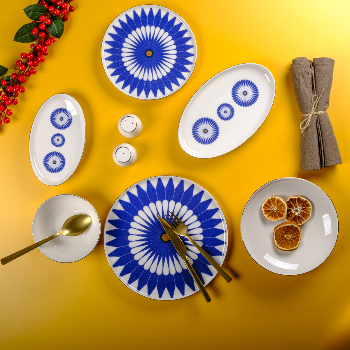 Aryıldız Adelio 6 Kişilik 29 Parça Yemek Takımı