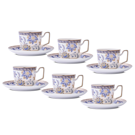Aryıldız Alice 12 Parça 6 Kişilik Kahve Fincan Takımı 120 ml - 5