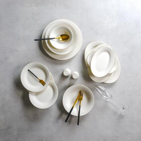 Aryıldız Alisa Gold 30 Parça 6 Kişilik Yemek Takımı - ARYILDIZ