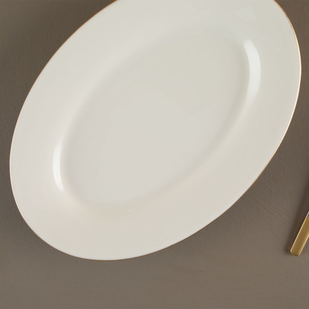 Aryıldız Alisa Gold Kayık Tabak 20 cm - 3