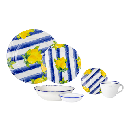 Aryıldız Amalfi Coast 26 Parça 6 Kişilik Kahvaltı Takımı - ARYILDIZ