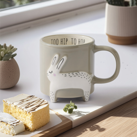 Aryıldız Animal Tavşan Figürlü Kupa 320 ml - ARYILDIZ