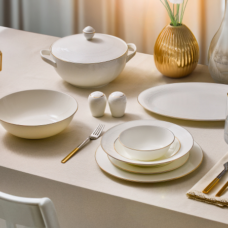 Aryıldız Ardini 60 Parça 12 Kişilik Yemek Takımı - ARYILDIZ