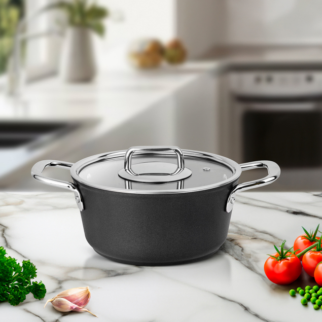 Aryıldız Atlanta Black Tencere 20 cm - 1