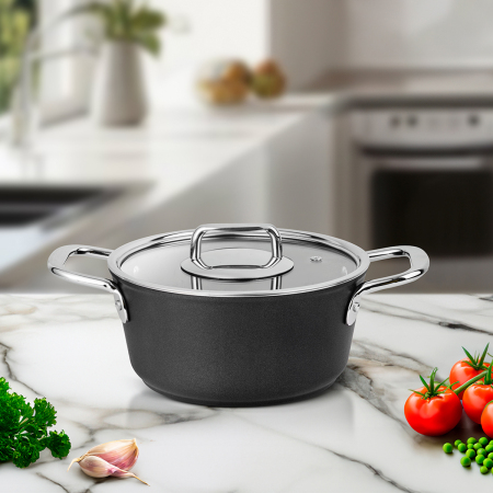 Aryıldız Atlanta Black Tencere 20 cm - ARYILDIZ