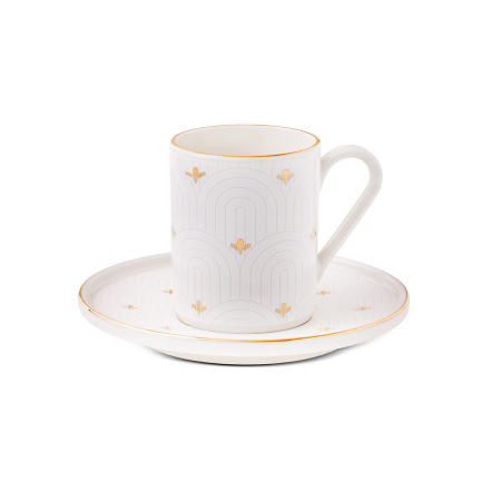 Aryıldız Aure 12 Parça 6 Kişilik Kahve Fincan Takımı 90 ml - 4