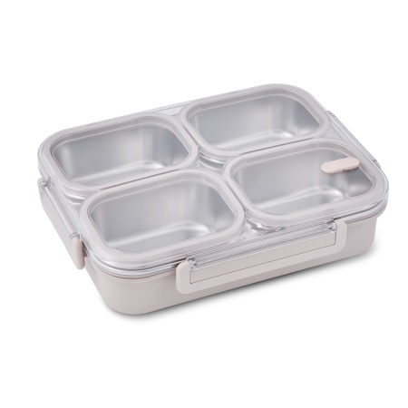 Aryıldız Bento Lunch Box 4 Bölmeli Beige - 4