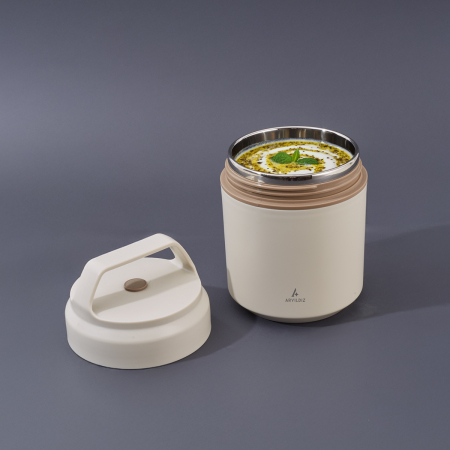 Aryıldız Bento Lunch Box Beige 420 ml - ARYILDIZ