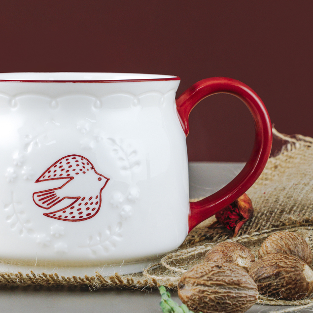 Aryıldız Bird Kupa Kırmızı 380 Ml - 3