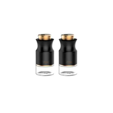 Aryıldız Black Line Gold Tuzluk Biberlik Renkli