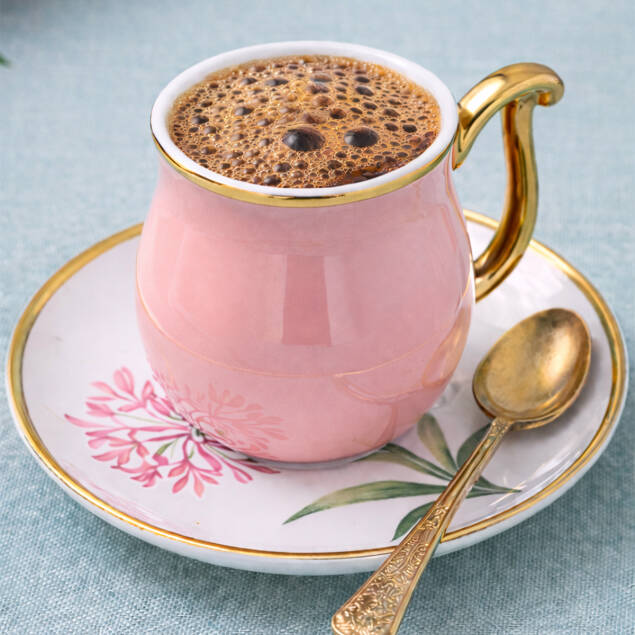 Aryıldız Bloom 12 Parça 6 Kişilik Türk Kahve Fincanı - 3