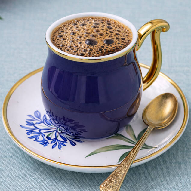 Aryıldız Bloom 12 Parça 6 Kişilik Türk Kahve Fincanı - 6