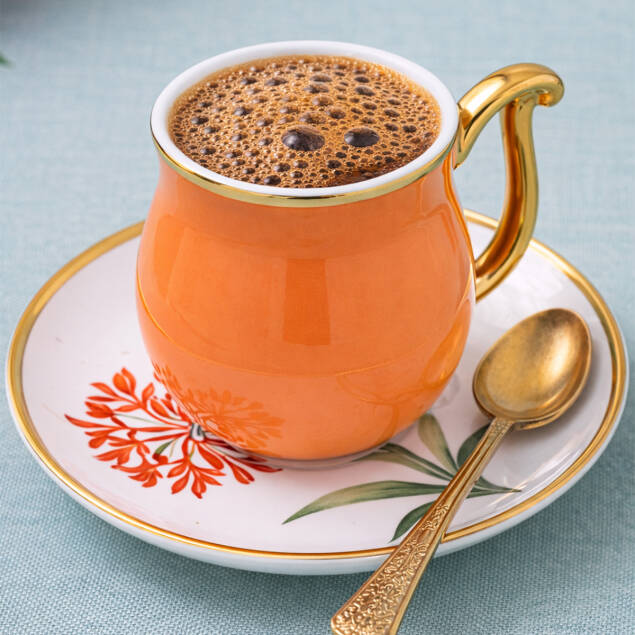 Aryıldız Bloom 12 Parça 6 Kişilik Türk Kahve Fincanı - 7