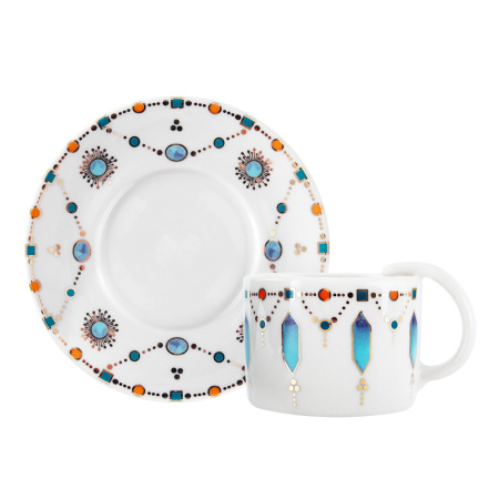Aryıldız Blue Diamond 12 Parça 6 Kişilik Kahve Fincan Takımı 100 ml - 8