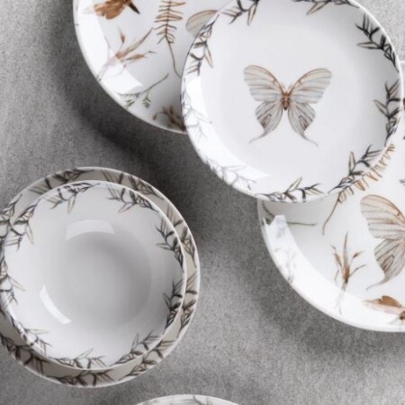 Aryıldız Butterfly 24 Parça 6 Kişilik Yemek Takımı - 2
