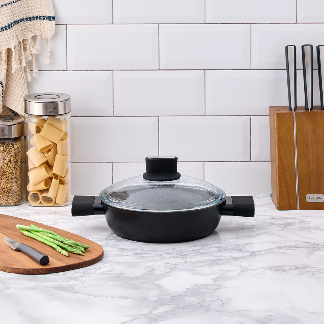 Aryıldız Caja Kısa Tencere 24 Cm - 1