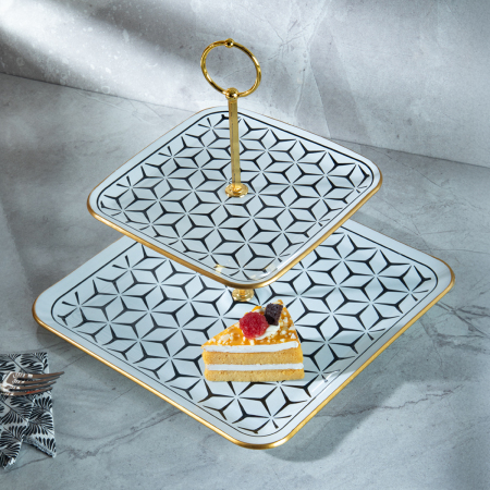 Aryıldız Cam Katlı Kurabiyelik - ARYILDIZ