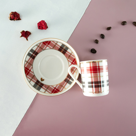 Aryıldız Celebration 4 Parça 2 Kişilik Türk Kahvesi Fincan Takımı - 3