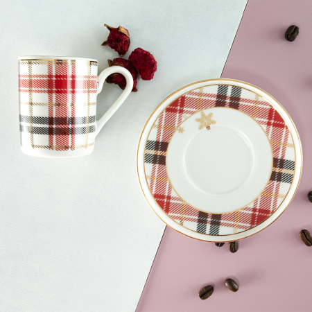 Aryıldız Celebration Star 4 Parça 2 Kişilik Türk Kahvesi Fincan Takımı - 2