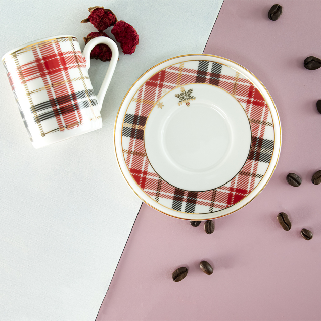 Aryıldız Celebration Star 4 Parça 2 Kişilik Türk Kahvesi Fincan Takımı - 4