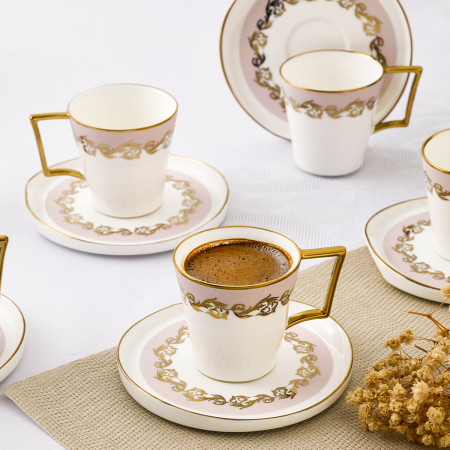 Aryıldız Celestia 12 Parça 6 Kişilik Kahve Fincan Takımı 90 ml - 2