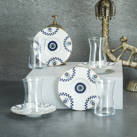 Aryıldız Chance 6 Kişilik 12 Parça Çay Seti 160 ml - ARYILDIZ