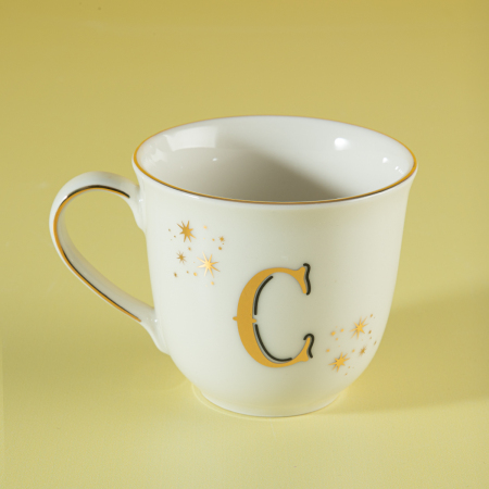 Aryıldız Chique Harfli Kupa C 300 ml - ARYILDIZ