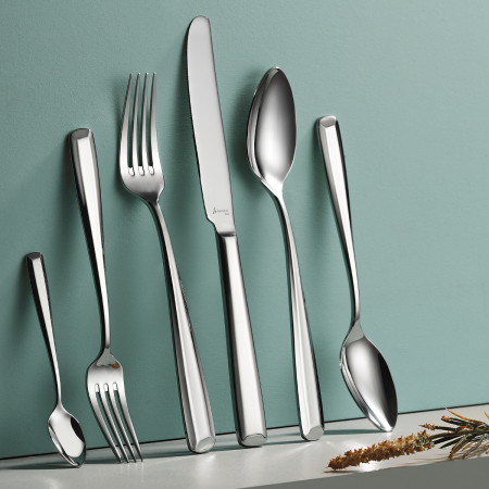 Aryıldız Claude 72 Parça 12 Kişilik Çatal Kaşık Bıçak Takımı - 1
