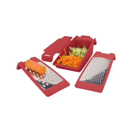 Aryıldız Çok Amaçlı 4 Parça Rende Kırmızı - ARYILDIZ