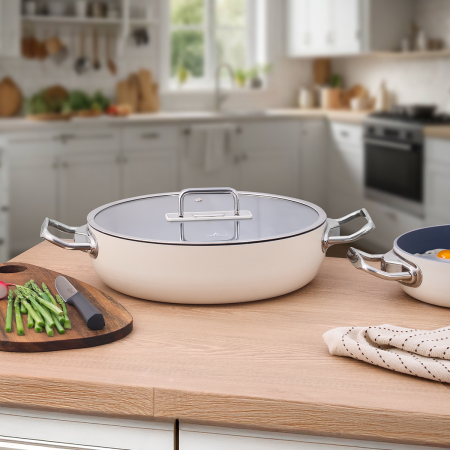 Aryıldız Colombus Crystal Kısa Tencere 28 cm - ARYILDIZ