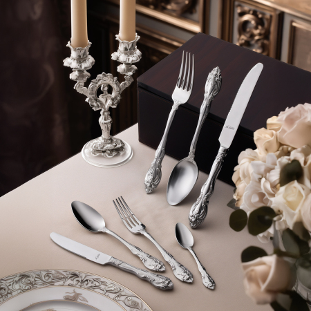 Aryıldız Court 84 Parça 12 Kişilik Çatal Kaşık Bıçak Takımı - 2