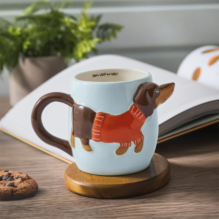 Aryıldız Cozy Köpek Figürlü Kupa 500 ml - ARYILDIZ