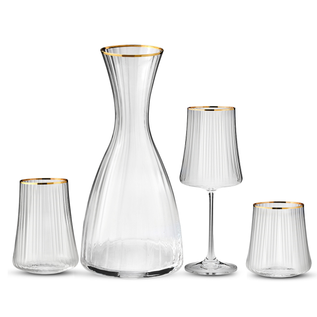 Aryıldız Crystal Gold 37 Parça 12 Kişilik Su Seti - 2