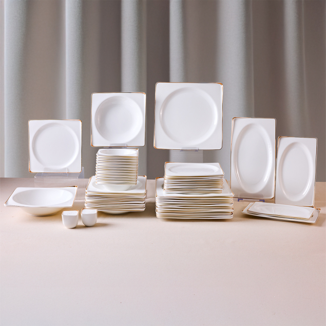 Aryıldız Crystal İxir Gold 56 Parça 12 Kişilik Yemek Takımı - 6