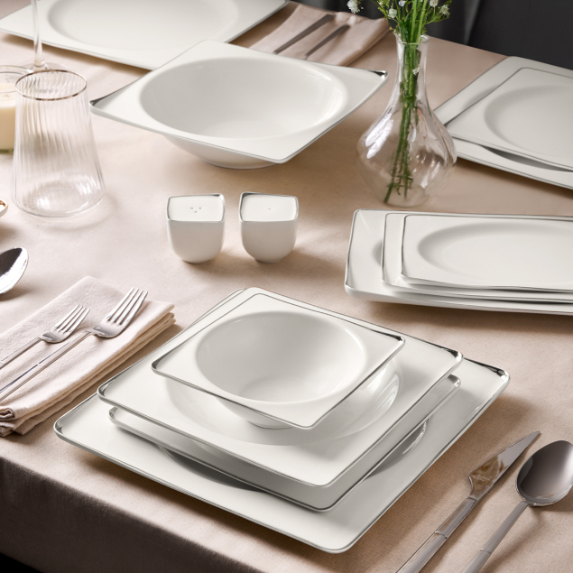 Aryıldız Crystal İxir Platin 56 Parça 12 Kişilik Yemek Takımı - 3