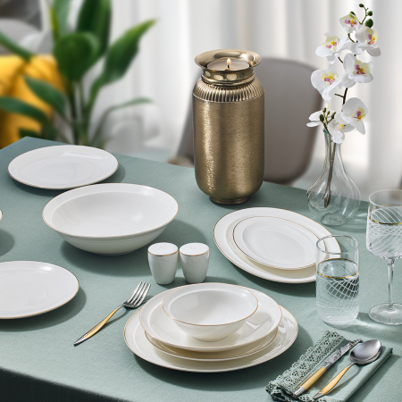 Aryıldız Crystal Provence 56 Parça 12 Kişilik Yemek Takımı - ARYILDIZ