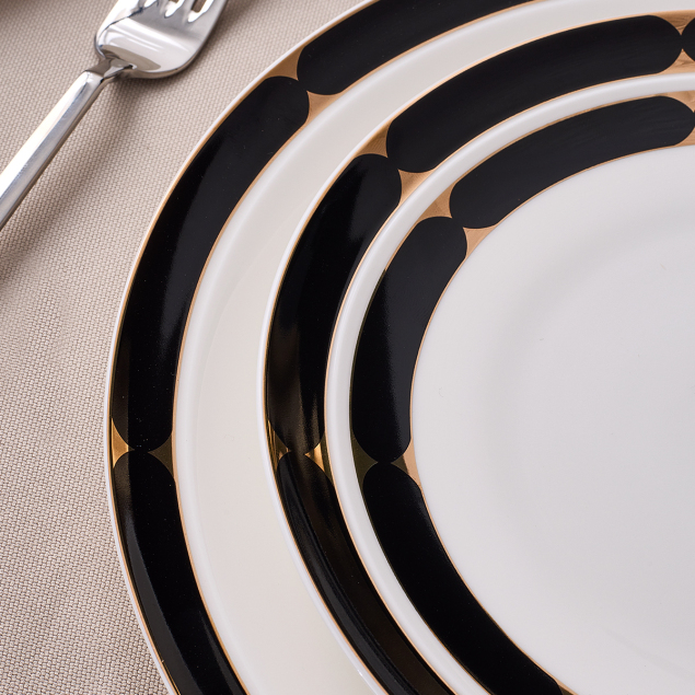 Aryıldız Crystal Provence Black 56 Parça 12 Kişilik Yemek Takımı - 3