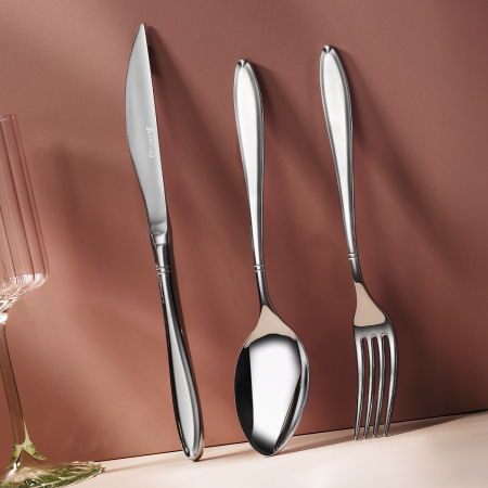 Aryıldız Cuba 84 Parça 12 Kişilik Çatal Kaşık Bıçak Takımı - ARYILDIZ