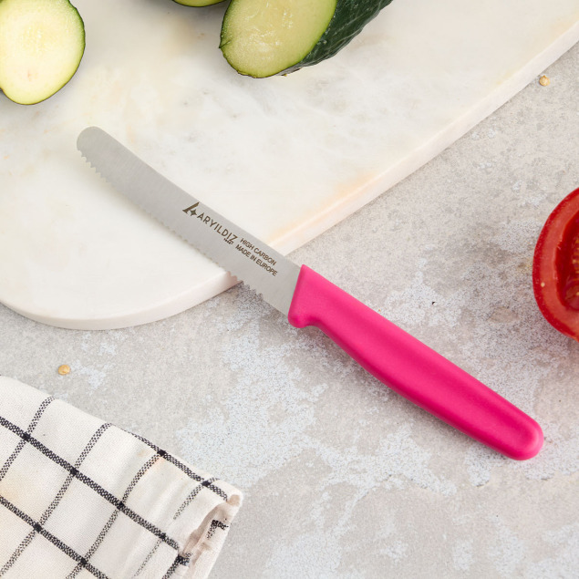 Aryıldız Daily Domates Bıçağı Pembe 11 cm - 1