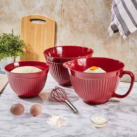 Aryıldız Daily Karıştırma Kabı Kırmızı 20 cm - 2
