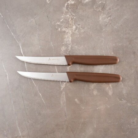 Aryıldız Daily Steak Bıçak 2’li Kahverengi - 3