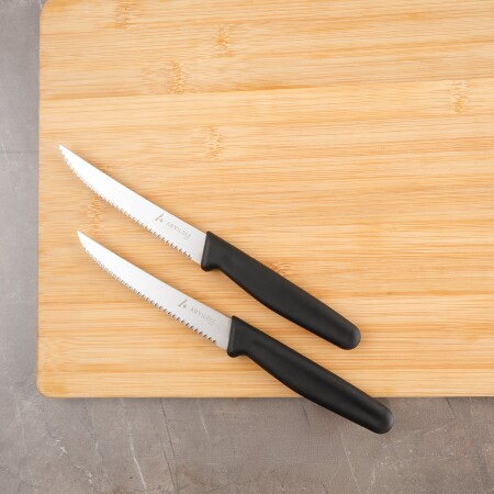 Aryıldız Daily Steak Bıçak 2’li Siyah - 2